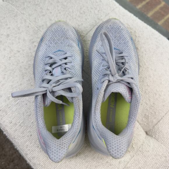 Hoka One One Clifton 9 Women's  Running Shoes (NIB) GLLS Gull / Sea Ice Size 8 - Picture 8 of 13